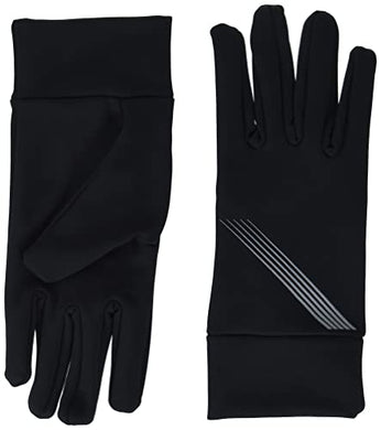 Amazon Essentials Men's Running Gloves, Black, Large