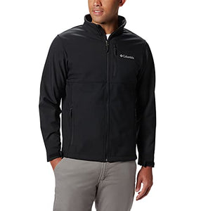 Columbia Men's Ascender Softshell Front-Zip Jacket, Black, X-Large