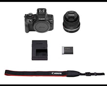 Canon EOS R100 RF-S18-45mm F4.5-6.3 is STM Lens Kit, Mirrorless Camera, RF Mount, 24.1 MP, Continuous Shooting, Eye Detection AF, Full HD Video, 4K, Lightweight, Wi-Fi, Bluetooth, Content Creation