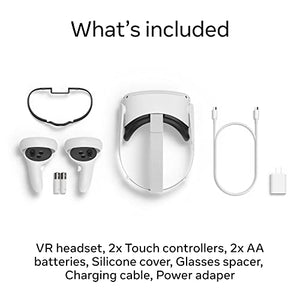 Meta Quest 2 - 128GB Holiday Bundle - Advanced All-In-One Virtual Reality Headset