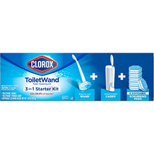 Original Clorox Cleaning System, ToiletWand, Storage Caddy, 6 Refill Heads (Package May Vary)