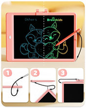 Bravokids Toys for 3-6 Years Old Girls Boys, LCD Writing Tablet 10 Inch Doodle Board, Electronic Drawing Tablet Drawing Pads, Educational Birthday Gift for 3 4 5 6 7 8 Years Old Kids Toddler (Pink)