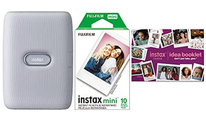 Fujifilm Instax Mini Link White Printer Bundle 2023