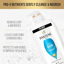 Pantene 2-in-1 Shampoo and Conditioner Twin Pack with Hair Treatment Set, Classic Clean, 1 Set