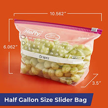 Hefty Slider Storage Calendar Bags, Half-Gallon Size, 128 Count