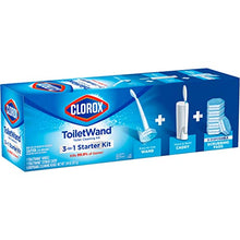 Original Clorox Cleaning System, ToiletWand, Storage Caddy, 6 Refill Heads (Package May Vary)