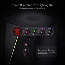 Redragon GS520 RGB Desktop Speakers, 2.0 Channel PC Computer Stereo Speaker with 6 Colorful LED Modes, Enhanced Sound and Easy-Access Volume Control, USB Powered w/ 3.5mm Cable