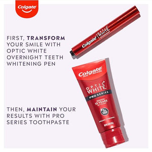 Colgate Optic White Overnight Teeth Whitening Pen, Teeth Stain Remover to Whiten Teeth, 35 Nightly Treatments