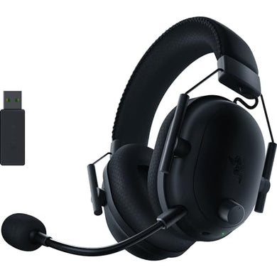 Razer BlackShark V2 Pro Wireless Gaming Headset: THX 7.1 Spatial Surround Sound - 50mm Drivers - Detachable Mic - for PC, PS5, PS4, Switch, Black