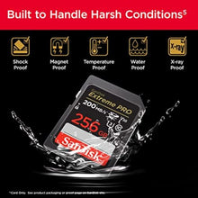 SanDisk 256GB Extreme PRO SDXC UHS-I Memory Card - C10, U3, V30, 4K UHD, SD Card - SDSDXXD-256G-GN4IN