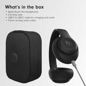 Beats Studio Pro - Wireless Bluetooth Noise Cancelling Headphones  USB-C Up to 40 Hours Battery Life - Black