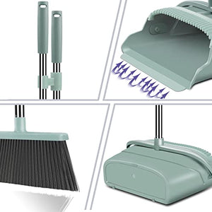 kelamayi 2023 Upgrade Broom and Dustpan Set