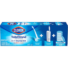 Original Clorox Cleaning System, ToiletWand, Storage Caddy, 6 Refill Heads (Package May Vary)