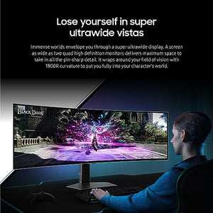 SAMSUNG 49" Odyssey G93SC Series OLED Curved Gaming Monitor