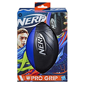 NERF Pro Grip Football, Classic Foam Ball, Easy to Catch & Throw, Balls for Kids, Kids Sports Toys (Blue)