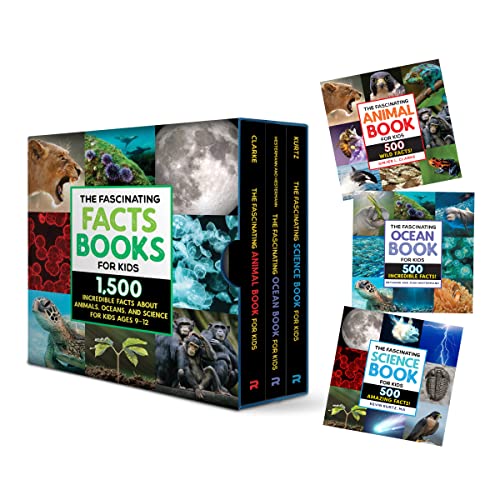 The Fascinating Facts Books for Kids 3 Book Box Set: 1,500 Incredible Facts about Animals, Oceans, and Science for Kids Ages 9-12
