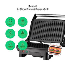 Chefman Electric Panini Press Grill and Gourmet Sandwich Maker