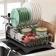 Qienrrae Dish Drying Rack, 2 Tier