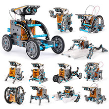 TEMI STEM Solar Robot Kit for Kids, 12-in-1 Educational STEM Science Experiment Toys, Solar Powered Building Kit DIY for 8 9 10 11 12 13 Years Old Boys & Girls Kids Toy