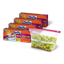 Hefty Slider Storage Calendar Bags, Half-Gallon Size, 128 Count