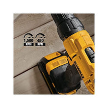 DEWALT 20V MAX Cordless Drill and Impact Driver, Power Tool Combo Kit with 2 Batteries and Charger, Yellow/Black (DCK240C2)