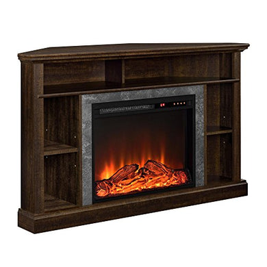 Ameriwood Home Overland Electric Corner Fireplace for TVs up to 50