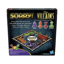 Hasbro Gaming Sorry! Board Game: Disney Villains Edition Kids Game, Family Games for Ages 6 and Up (Amazon Exclusive)