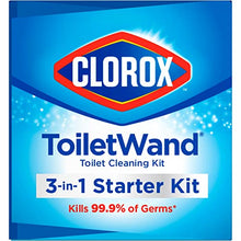 Original Clorox Cleaning System, ToiletWand, Storage Caddy, 6 Refill Heads (Package May Vary)