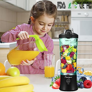 Portable Blender 22oz USB Rechargeable Juicer