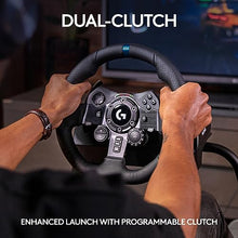 Logitech G923 Racing Wheel and Pedals, TRUEFORCE up to 1000 Hz Force Feedback, Responsive Driving Design, Dual Clutch Launch Control, Genuine Leather Wheel Cover, for PS5, PS4, PC, Mac - Black