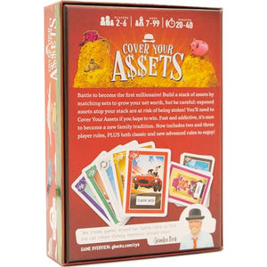 Grandpa Beck's Games Cover Your Assets | from The Creators of Skull King | Easy to Learn and Outrageously Fun for Kids, Teens, & Adults Alike | 2-6 Players Ages 7+