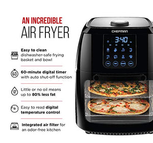 Chefman 6.3-Qt 4-In-1 Digital Air Fryer+