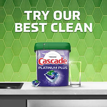 Cascade Platinum Plus Dishwasher Pod, Dish Detergent ActionPacs Dish Pods, Fresh, 52 Count