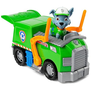 Paw Patrol, Rocky’s Recycle Truck Vehicle with Collectible Figure