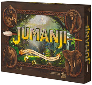 Jumanji The Game, The Classic Scary Adventure Family Board Game Based on The Action-Comedy Movie, for Kids and Adults Ages 8 & up