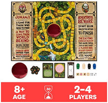 Jumanji The Game, The Classic Scary Adventure Family Board Game Based on The Action-Comedy Movie, for Kids and Adults Ages 8 & up