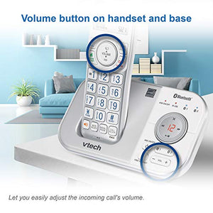 VTech VS112-27 DECT 6.0 Bluetooth 2 Handset Cordless Phone