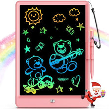 Bravokids Toys for 3-6 Years Old Girls Boys, LCD Writing Tablet 10 Inch Doodle Board, Electronic Drawing Tablet Drawing Pads, Educational Birthday Gift for 3 4 5 6 7 8 Years Old Kids Toddler (Pink)