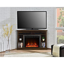 Ameriwood Home Overland Electric Corner Fireplace for TVs up to 50" Wide, Espresso