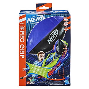 NERF Pro Grip Football, Classic Foam Ball, Easy to Catch & Throw, Balls for Kids, Kids Sports Toys (Blue)