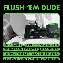 DUDE Wipes - Flushable Wipes - 6 Pack, 288 Wipes - Herbal Relief Extra-Large Adult Wet Wipes - Witch Hazel & Geranium Essential Oils - Septic and Sewer Safe Butt Wipes For Adults + 3 On-The-Go Wipes