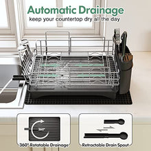 Qienrrae Dish Drying Rack, 2 Tier