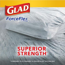 Glad ForceFlex Protection Series Tall Kitchen Drawstring Trash Bags, 13 Gal, 110 Ct, Pack May Vary