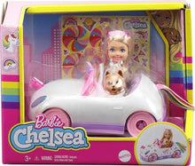 Barbie Chelsea Doll & Unicorn Toy Car