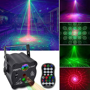 Party Lights Dj Disco Lights, Sound Activated with Remote