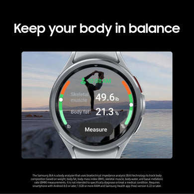 SAMSUNG Galaxy Watch 6 +Free SmartTag2 40mm Bluetooth w/Fitness Tracker, Personalized HR Zones, Advanced Sleep Coaching, Heart Monitor, BIA Sensor, US Version, Graphite